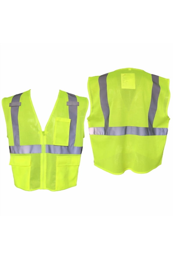 Clearance Item !!!
Seattle Glove CLASS II FR SAFETY VEST, LIME MESH. Size 5XL