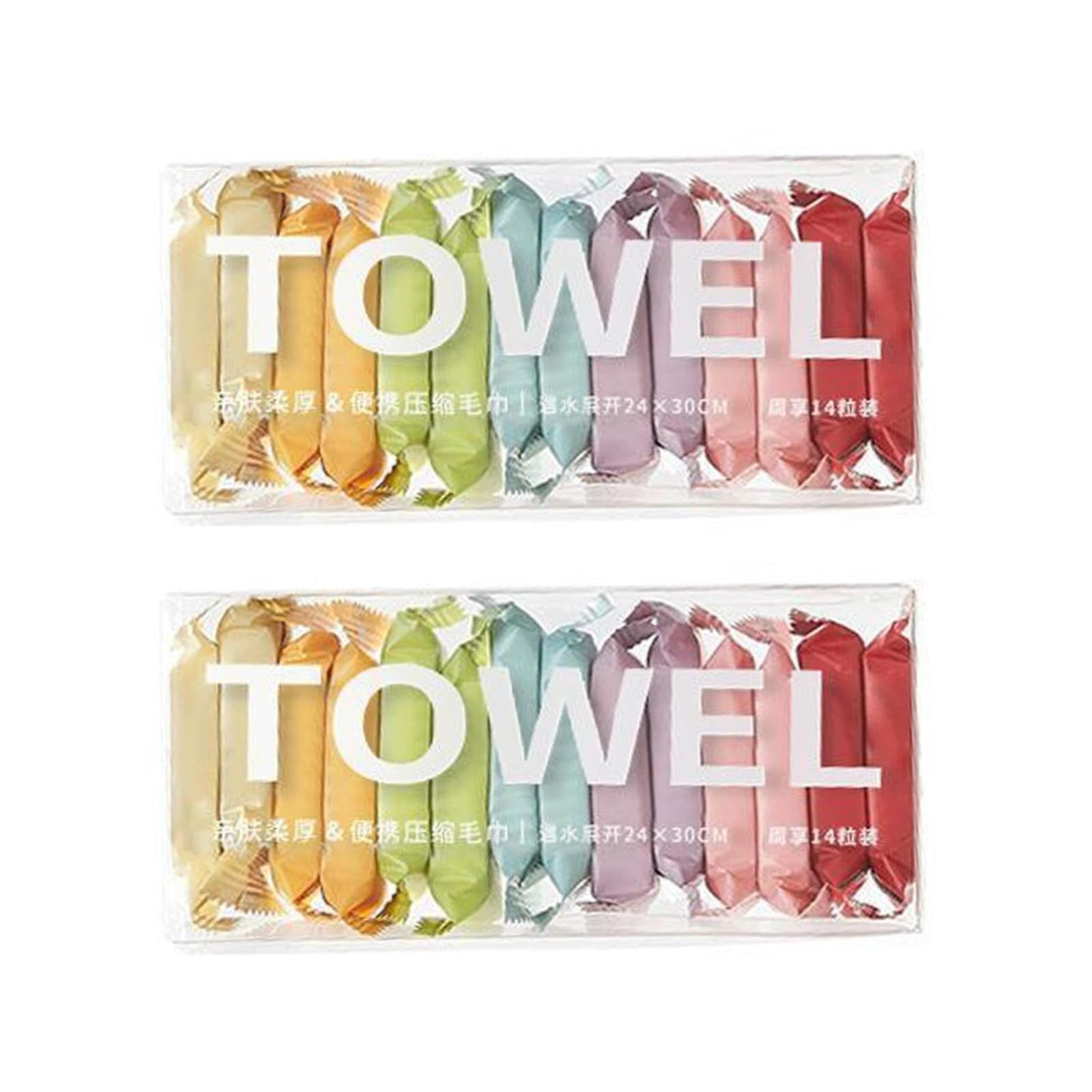 Clearance Item! Yiteos Towel 2Pcs Portable Compressed Towel Sheets