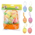 thumbnail image 1 of Clearance Items 6pc Easter Egg Hanging Ornaments, Easter Tree Pendants for Wall, Porch & Fireplace, Perfect Holiday Decorations for Easter, Spring, and Easter Holiday Home Decor, 1 of 9