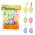 thumbnail image 1 of Clearance Items 6pc Easter Egg Hanging Ornaments, Easter Tree Pendants for Wall, Porch & Fireplace, Perfect Holiday Decorations for Easter, Spring, and Easter Holiday Home Decor, 1 of 9