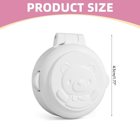 Clearance Items! Baby Safety Lock, Hilingoto Hardware Door Stopper, 2Pcs Child Locks Baby Proofing Locks for Washing Machine Button Covers for Toilet Trash Cans Refrige(A Pair of Child Safety Locks)