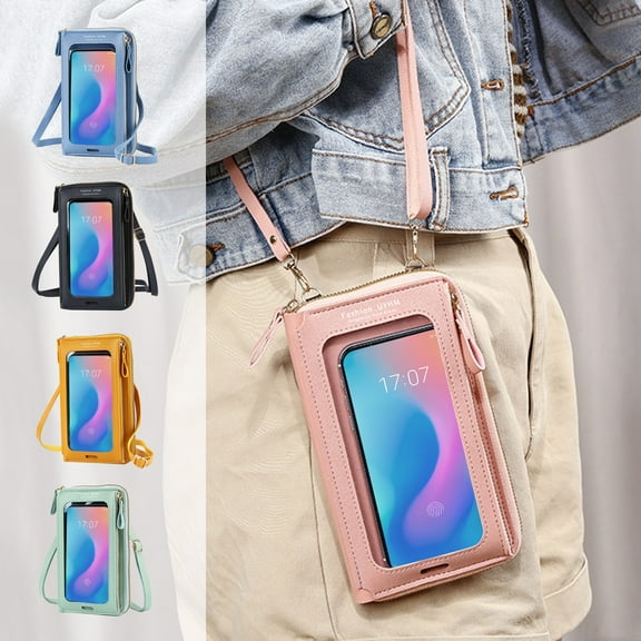 Barrier Touchscreen Phone Bag, Small Crossbody Shoulder Bag, Women's Crossbody Phone Purse, Coin Purse, and Phone Bag, Compact Phone Carrier