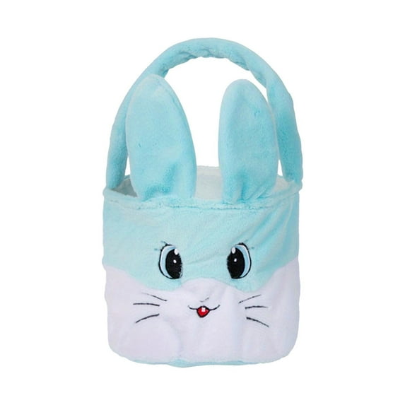 Clearance Items Easter Bunny Ear Basket - Cute Rabbit Ears Design forEgg Hunts, Candy, and Gifts - Lightweight and Reusable Easter Basket forKids & Adults