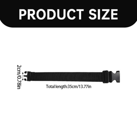 Clearance Items! Extension Strap, Hilingoto 1 Black Portable Simple Fashionable Belt Extender for Fanny Pack Strap Extension Waist Bag Belts Belt Extender for Fanny Pack Luggage and Waist Packs