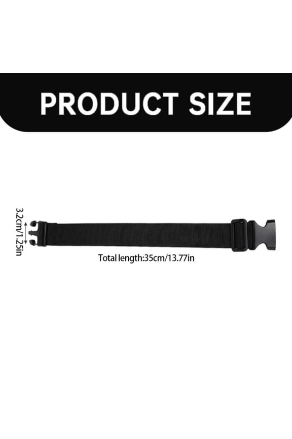 Clearance Items! Extension Strap, Hilingoto 1 Black Portable Simple Fashionable Belt Extender for Fanny Pack Strap Extension Waist Bag Belts Belt Extender for Fanny Pack Luggage and Waist Packs