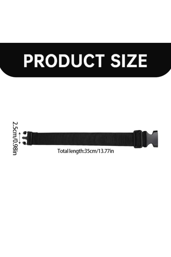 Clearance Items! Extension Strap, Hilingoto 1 Black Portable Simple Fashionable Belt Extender for Fanny Pack Strap Extension Waist Bag Belts Belt Extender for Fanny Pack Luggage and Waist Packs