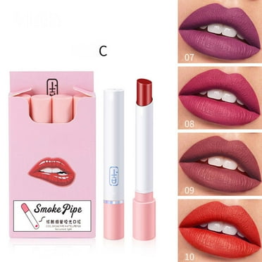 Clearance Items! FAJHHA Matte Non-stick Cup Lipstick Set,4pcs-Velvet Lipstick Set,Long-lasting Matte Lip Colors,Non-stick Lip Gloss for Smooth Lips
