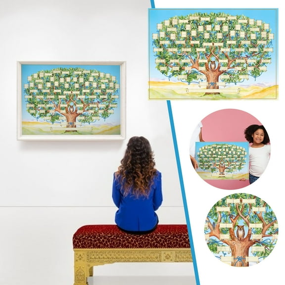 Clearance Items! Family Tree Chart Diy Gift Family Tree Diagram Handwritten To In Family Historys Canvas Todays Clearance Deals Prime!
