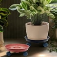 thumbnail image 1 of Flower Pot Tray with Wheels, Large Plastic Roller Base, Mobile Flower Pot Water Collection Tray, Easy Roll Chassis, 1 of 7