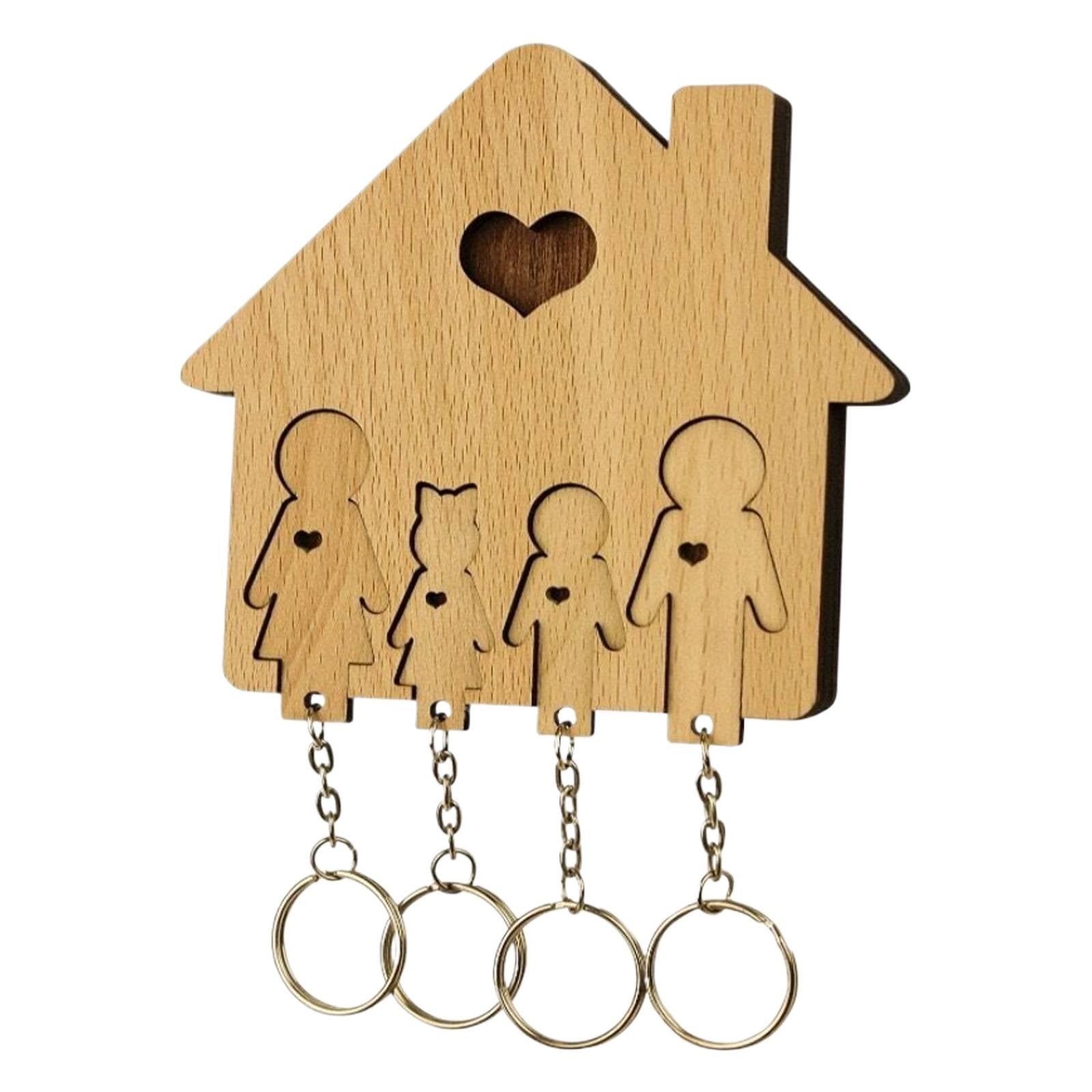 Clearance Items Handmade Wooden Key Hanger Wall Rack, Home Key ...