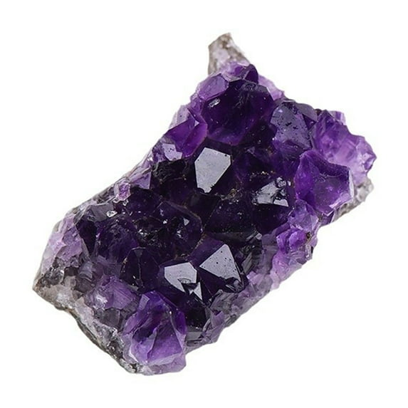 Clearance Items! Healing Crystals Natural Amethyst Cluster Specimen Stone For Home Decoration, Raw Crystal Quartz Geode Figurines For Office Decor Geodes