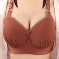 thumbnail image 1 of Items LADIGASU Middle Aged And Elderly Bras Without Steel Rings Large Size Underwear Front Button Style Bra Comfortable Bra, 1 of 9