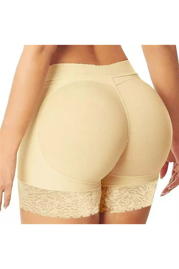 Women's Mid-Waisted Hip-Lifting Body Sculpting Breathable Fake Butt-Beauty Pants