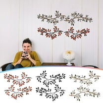 Metal Wall Hanging Art Leaf Wall Decoration Olive Tree Branch And Leaf Hanging Wall Decoration Iron Art