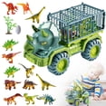 thumbnail image 1 of Dinosaur Toy for Kids 3-5 5-7, Dinosaur Truck Carrier Car, Monster Truck with Dinosaur Toys for Boys, Dino Transport Cars Playset Gift(Tyrannosaur) for Boys, 1 of 8