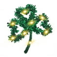 thumbnail image 1 of Clearance Items St. Patrick’S Day Wreath, Green Clover Flash ornament Ring With Flowers, Home Wall Decor for Irish Holiday Celebrations and Parties St Patricks Day Decorations, 1 of 9