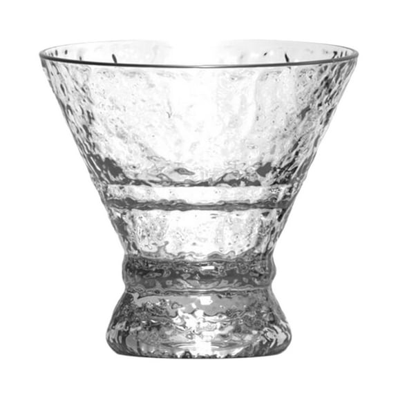 Clearance Items Stemless Martini Glasses , 8Oz Cocktail Glass Set, Fancy Modern Martini Cups for Bar, Short and Small Margarita Glasses