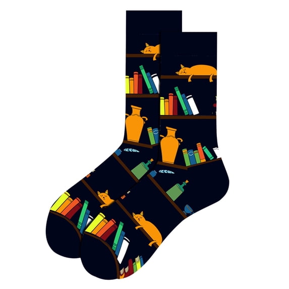 UHGANN Women's Christmas Socks Gifts for Women Adults Family Coworkers Cotton Holiday Socks Stocking Stuffers