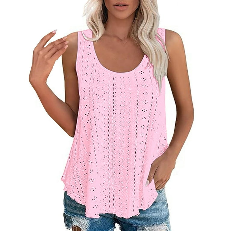 Clearance Items Under 5 Dollars Women Cruise Outfits Top Women Cute Summer Clothes Womens Tops Spring Crocheted Tops for Women Womens Oversized White Button Down Shirt Lightning Deals Today Walmart ...