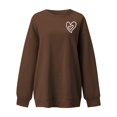 Clearance Items Valentine's Day Sweatshirt for Women Valentine'S Day
