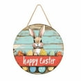 thumbnail image 1 of Clearance Items Wooden Easter Welcome Sign, Hanging Door Sign for Front Door, Festive Atmosphere, Wooden Crafts for Easter, Spring Holiday, and Seasonal Home Decorations, 1 of 9
