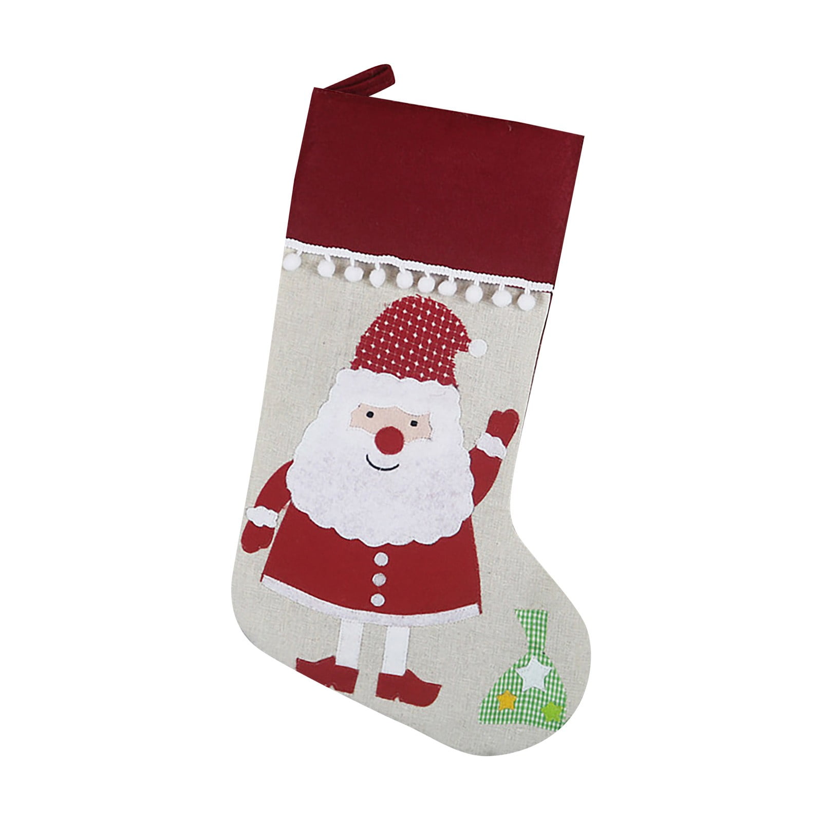 Clearance! JKLOP Ornaments Christmas Socks 18" Large Christmas Socks Gift Bags and Ornaments for 