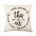Clearance! JKLOP Throw Pillows for Couch Pillow Cover White Daisies
