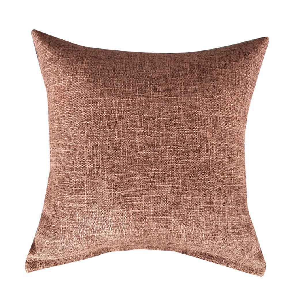Clearance! JKLOP Throw Pillows for Couch Decorative Lining Linen Square ...