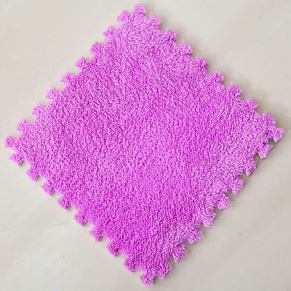 Clearance!JMYHOAM 11.81IN×11.81IN Carpet Foam Puzzle Mat Velvet Eco Floor Home Textiles