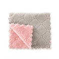 thumbnail image 1 of Clearance!JMYHOAM 12Pcs Nonstick Oil Velvet Hanging Hand towels Kitchen Dishclout 6.3*10.63IN Home Textiles, 1 of 2