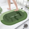 thumbnail image 1 of Clearance!JMYHOAM Bath Rug Super Absorbent Dry Non Slip Backing Washable Bathroom Shower Rugs for In Front of Bathtub Shower Room Bathroom Accessories Floor Mats, 1 of 6