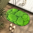 thumbnail image 1 of Clearance!JMYHOAM Bath Rug Super Absorbent Dry Rubber Backing Non Slip Washable Bathroom Floor Mats Shower Rug for In Front of Bathtub Shower Room Bathroom Accessories, 1 of 7