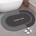 thumbnail image 1 of Clearance! JMYHOAM Bath Rug Super Absorbent Quick Dry Non Slip Backing Washable Bathroom Floor Mats Shower Rug for In Front of Bathtub Shower Room, 1 of 8