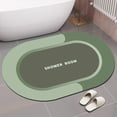 thumbnail image 1 of Clearance! JMYHOAM Bath Rug Super Absorbent Quick Dry Non Slip Backing Washable Bathroom Floor Mats Shower Rug for In Front of Bathtub Shower Room, 1 of 8