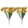 thumbnail image 1 of Clearance! JMYHOAM Fake Flowers 2PC Artificial Flower Real Bridal Wedding Bouquet Home Decoration Artificial Flowers for Outdoors, 1 of 9
