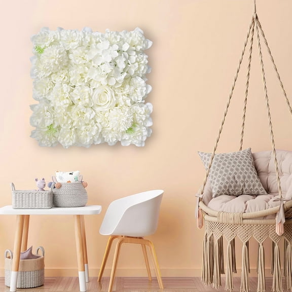 Clearance! JMYHOAM Fake Flowers Flower 13.7x13.7in Artificial Silk Flower Hydrangea Rose Floral Panel for Wedding Photo Stage Home Party Background DecorationGifts