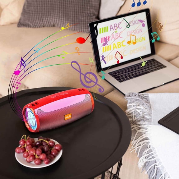 Clearance! JMYHOAM Household Gadgets Intelligent Bluetooth Speaker Bluetooth Speaker High Sound Quality Large Volume Home Card Insertion Speaker Household Appliances