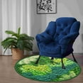 thumbnail image 1 of Clearance!JMYHOAM Indoor Mat Round Green Moss Carpet, Imitation, Floor Mat for Bedroom and Living Room, Non-Slip Balcony Hanging Basket Floor Mat, Bedside Blanket for Bedroom Home and Kitchen, 1 of 8