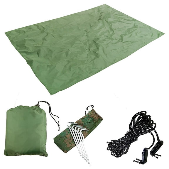 Clearance! JMYHOAM Shade Cloth Camping Tent Rain Tarp 3 X 3 M-Light Sun Protection Backpack Sun Shade