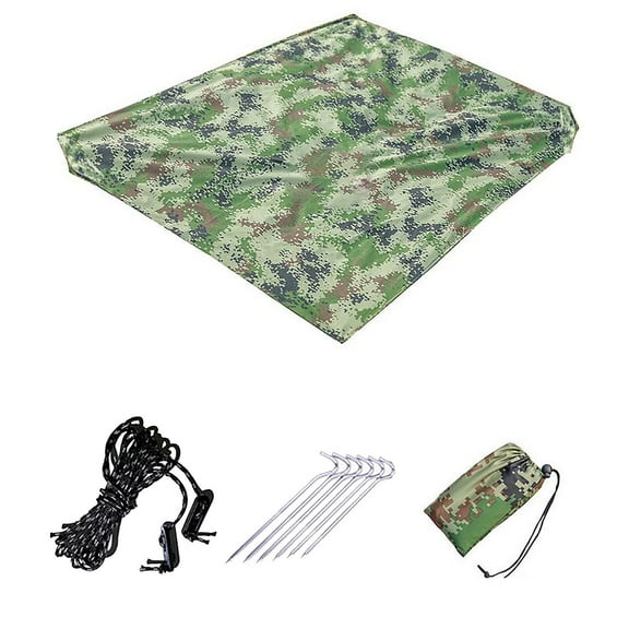 Clearance! JMYHOAM Shade Cloth Camping Tent Rain Tarp 3 X 3 M-Light Sun Protection Backpack Sun Shade