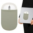 thumbnail image 1 of Clearance! JMYHOAM Storage Bags Self Adhesive Mouse Organizer Laptop Back Pouch Non Tracking Stretchy Lycra Mouse Pouch Oval Storage Bins, 1 of 6