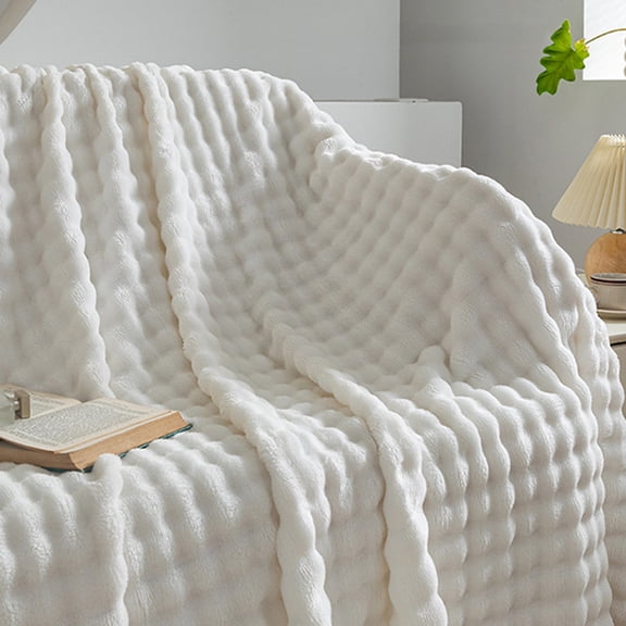 Clearance!JMYHOAM Throw Blanket 59*78.7IN Down Blanke Nap Blanket Sofa Blanket Imitation Down Blanket Milk Blanket Bedding Comforters