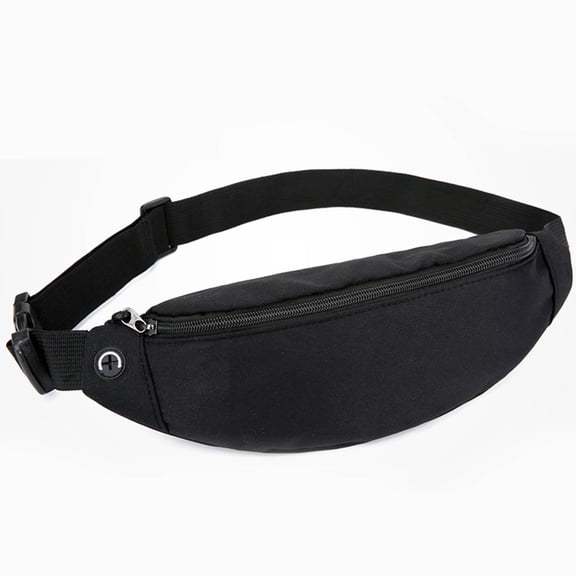 Clearance! JMYHOAM Waist Packs - Belt Bag For Men Women - Waist Pack Crossbody Bags - Black Waist Pack With Adjustabl Strap, Fashion Body Waist Pack For Running Workout Sports and Outdoors
