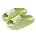 thumbnail image 1 of JeashCHAT Sandals for Women, Slide Sandals Women Men Home Couple Non-Slip Thick Sole Shoes Indoor Outside Soft Soled Slippers (Green), 1 of 7