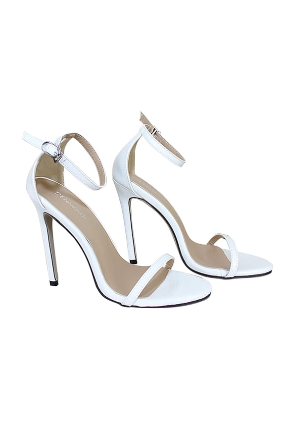 Women's High Heels Stiletto Heeled Sandals Open Toe Ankle Strap Dressy Shoes for Wedding Party