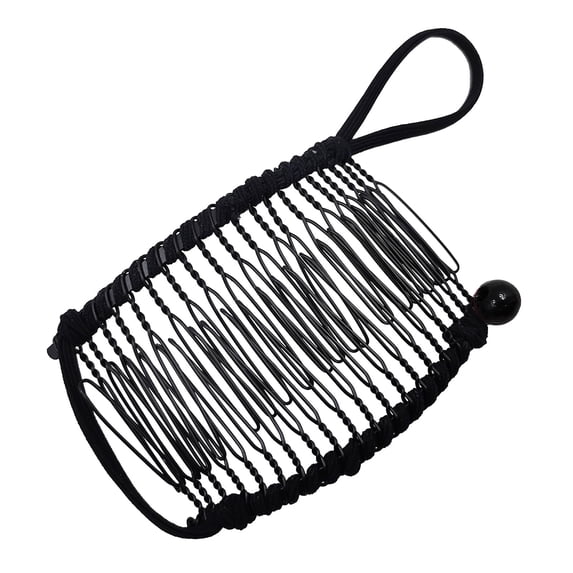 Clearance Jewelry Under $5 VerPetridure Anti-Slip Hair Clip Retro Banana Hair Clip Elastic Hair Accessory 20 Teeth Banana Comb Hair Clip For Thick Wavy Natural Curls