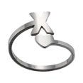 thumbnail image 1 of Clearance Jewelry Under $5 VerPetridure 26 English Letter Opening Rings Stainless Steel Girls Love Retro Jewelry, 1 of 1