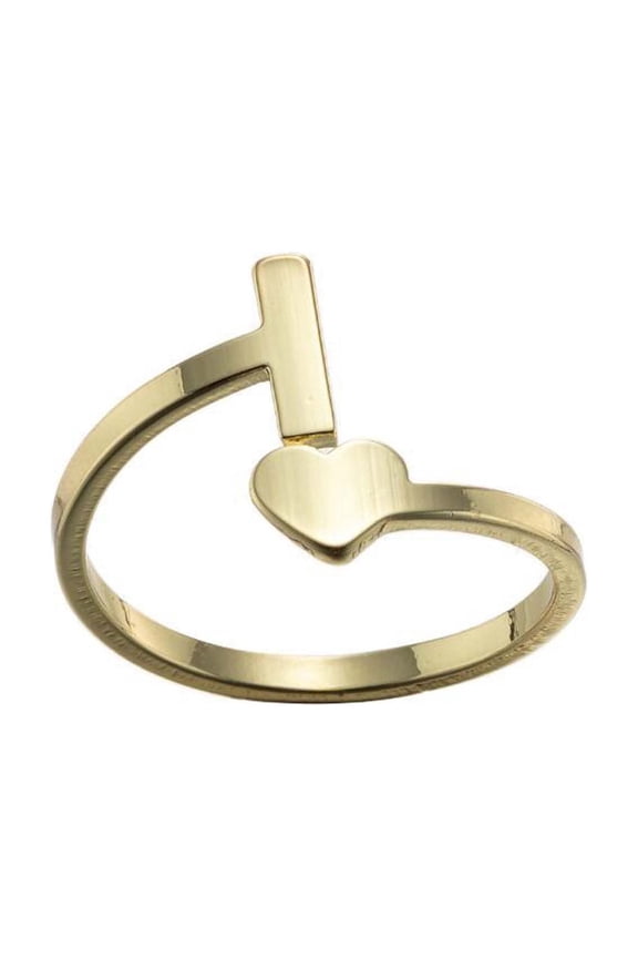 Jewelry VerPetridure 26 English Letter Opening Rings Stainless Steel Love Retro Jewelry