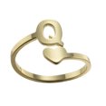 thumbnail image 1 of Jewelry VerPetridure 26 English Letter Opening Rings Stainless Steel Love Retro Jewelry, 1 of 1