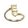 thumbnail image 1 of Jewelry VerPetridure 26 English Letter Opening Rings Stainless Steel Love Retro Jewelry, 1 of 1